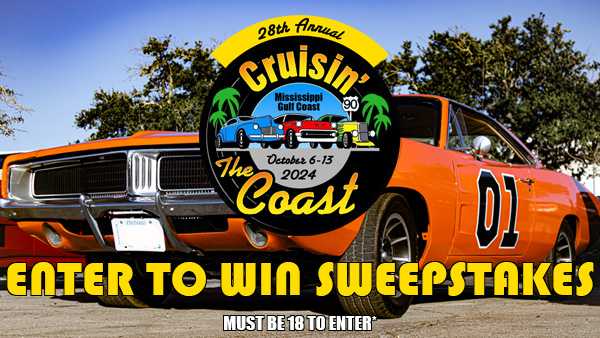 cruisin' the coast sweepstakes