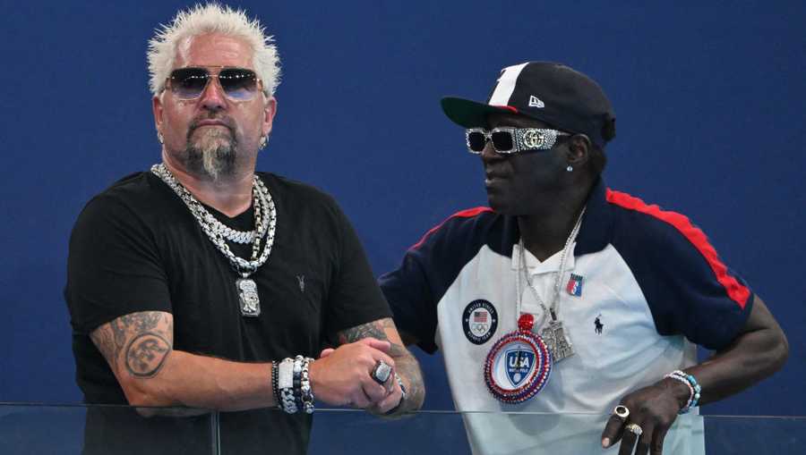 Flavor Flav and Guy Fieri