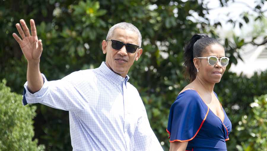 first family departs for martha's vineyard