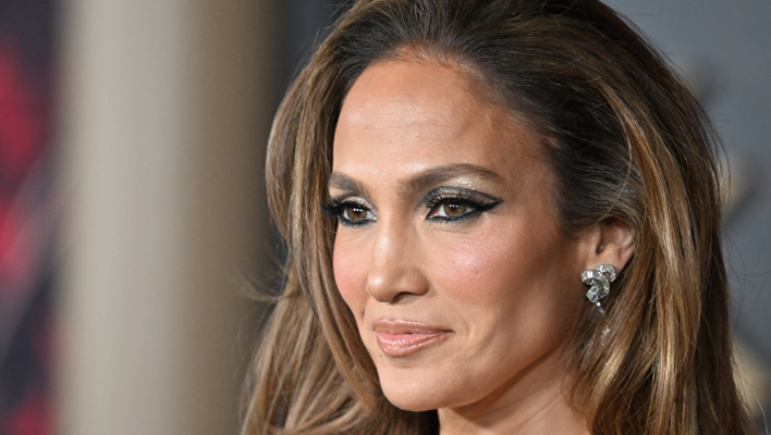 us actress jennifer lopez attends amazon's "this is me... now: a love story" premiere at the dolby theatre in hollywood, california, february 13, 2024. (photo by robyn beck / afp) (photo by robyn beck/afp via getty images)